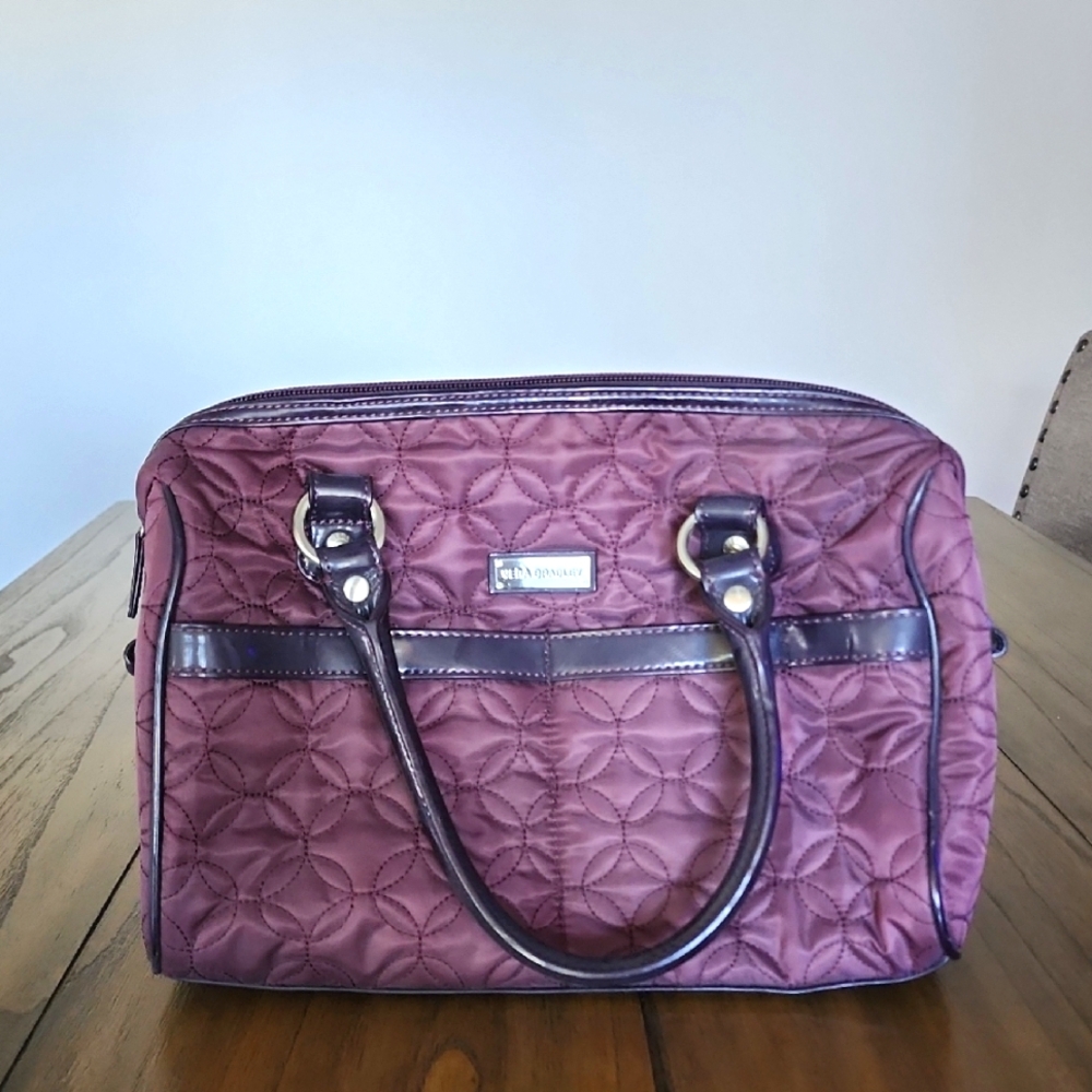 Vera Bradley Plum Purple Quilted Handbag